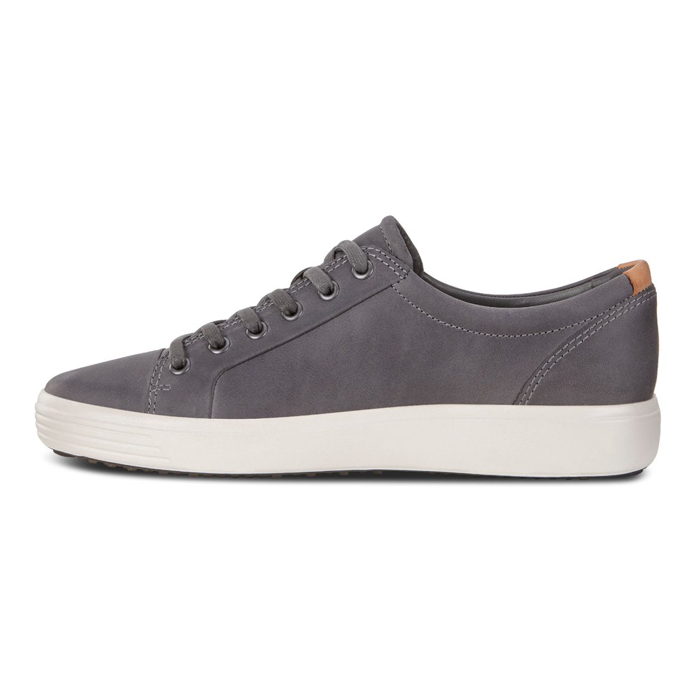 Tenis Hombre - ECCO Soft 7S - Grises Oscuro - XRG317892